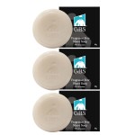 GBS Men\'s Shaving Soap 97% All Natural Enriched With Shea Butter and Glycerin, Creates Rich Lather Form (3 Pack Fragrance Free)