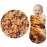 Jorbest Cookie Baby Blanket, 285 GSM Soft Flannel Swaddle Blanket Funny Gifts for Baby Shower Boys and Girls, Cookie Blanket for Toddler Newborn (Dark Brown, 36 inches)