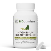 BIOptimizers Magnesium Breakthrough Supplement with 500mg - 7 Forms of Magnesium: Glycinate, Malate, Citrate, and More - Natural Support for Sleep and Cognitive Function -90 Capsules- Calming Vitamins
