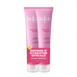 Cake Beauty Curl Defining Cream, The Curl Friend - For Curly Hair | For Frizz Control | Moisturizes & Defines | With Avocado Oil | Soybean Oil & Shea | 6 Fl Oz / 177 mL 2 Pack