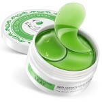 NAZANO Under Eye Patches - 60 Pack for Puffy Eyes, Dark Circles, Bags & Wrinkles with Hydrolyzed Collagen & Hyaluronic Acid - Eye Care Pads for Daily Skincare (Green)