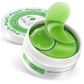 NAZANO Under Eye Patches - 60 Pack for Puffy Eyes, Dark Circles, Bags & Wrinkles with Hydrolyzed Collagen & Hyaluronic Acid - Eye Care Pads for Daily Skincare (Green)