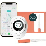 Mira Ultra4 Fertility Monitor & Ovulation Test Kit, Track 4 Key Fertility Hormones LH, PdG, E3G, and FSH for Family Planning & Pregnancy, Digital Results at Home with the Analyzer + Mira App, 20 Tests