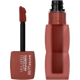 MAYBELLINE Super Stay Teddy Lip Tint, Long Lasting Matte Lipstick for Up To 12HR Wear, Coffee Date, 1 Count