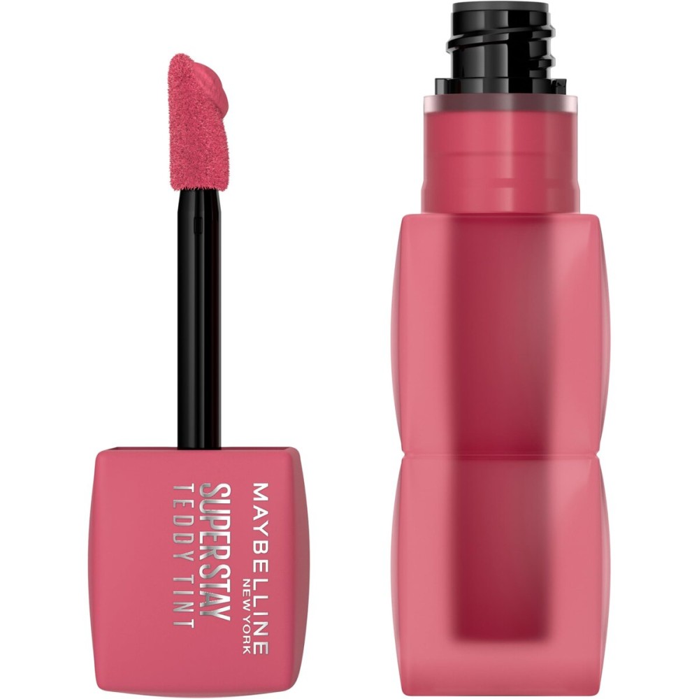 MAYBELLINE Super Stay Teddy Lip Tint, Long Lasting Matte Lipstick for Up To 12HR Wear, Endgame, 1 Count