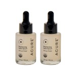 Acure Brightening Glow Serum - Anti Aging Face Serum, Bright Glow for Women & Men, Facial Skincare with Argan Oil and Cranberry Seed Oil, Vegan & Cruelty Free - 1 fl oz (2 Pack)