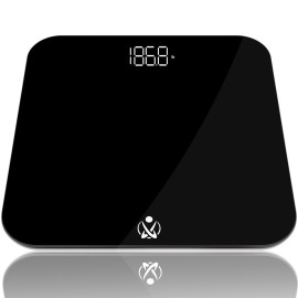 INEVIFIT Bathroom Scale, Highly Accurate Digital Bathroom Body Scale, Measures Weight up to 400 lbs. Includes Batteries