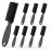 8 Pcs Barber Clipper Brush Blade Trimmer Cleaning Brush Set Duster Manicure Nylon Brush Hair Styling Tool (Black)
