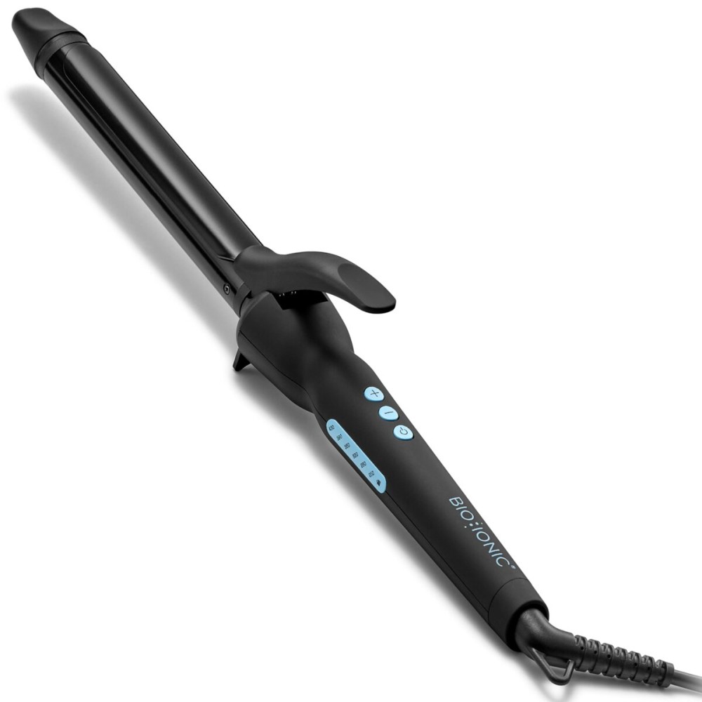 Bio Ionic Long Barrel Styler, 1 Curling Iron with Moisture Heat Technology & NanoIonic MX, Verstatile Curling Wand with Longer Barrel for Large Sized Soft Curls & Waves