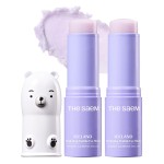 THESAEM Iceland Hydrating Peptide Eye Stick 0.38 oz 2 Pack - Elasticity, Cooling, Moisturizing Eye Balm for Loose Skin - Under Eye Treatment - Balm to Smooth Skin Texture - Daisy Flower Scent