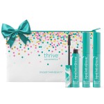 Thrive Causemetics Liquid Lash Extensions Mascara 3 Pack, Tubing Thrive Mascara Lengthening, Makeup Gift Set for Women, Volumizing & Curling, Smudge Proof, Vegan & Cruelty Free, Brynn (Rich Black)