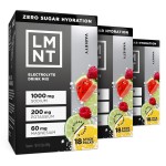 LMNT Zero Sugar Electrolytes - Variety Pack Bundle | Drink Mix | 54-Count