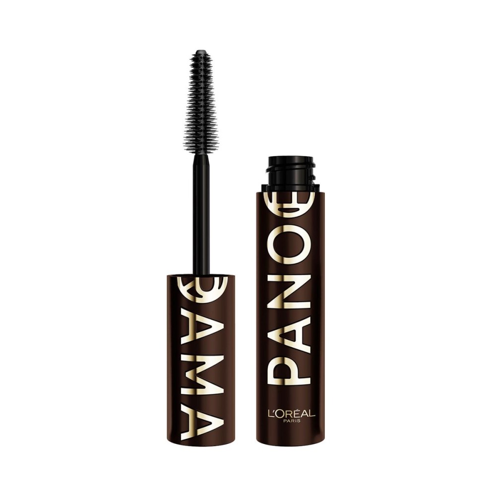 L\'Oreal Paris Voluminous Panorama Chromatic Mascara, Volumizing and Lengthening Brown Mascara, Longwear, Smudge-Resistant and Washable, 705 Brown Leather