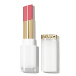 REVLON Super Lustrous Glass Shine Balm, Hydrating Tinted Lip Balm with Hyaluronic Acid, Aloe & Rose Quartz, Medium Pink Lipstick, NEW Shade, 018 Beaming Strawberry, 0.11 oz
