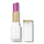 REVLON Super Lustrous Glass Shine Balm, Hydrating Tinted Lip Balm with Hyaluronic Acid, Aloe & Rose Quartz, Light-Medium Purple Lipstick, NEW Shade, 017 Luminous Lilac, 0.11 oz