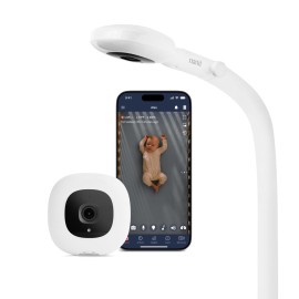 Nanit Pro Smart Baby Monitor - Camera & Floor Stand - 1080p Wi-Fi Video Camera, 2-Way Audio, See Your Baby from Anywhere, Sound/Motion/Cry Notifications, Night Vision