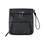 Skip Hop Travel Baby Changing Pad with Easy-Clean Surface, Wipes Pocket, Diaper Storage, Disposable Bag Dispenser and Magnetic Wipes Pocket, Clean Slate, Black