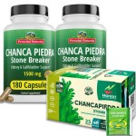 Peruvian Naturals Chanca Piedra Capsules & Herbal Tea Bundle - Stone Breaker Kidney Supplement Pills Chancapiedra/Stonebreaker from Peru not Tablets (385 Count (Pack of 3))