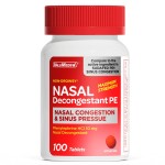 ValuMeds Nasal Decongestant PE Non-Drowsy for Adults | Maximum Strength Phenylephrine HCl 10mg to Relieve Sinus Pressure from Cold or Allergies | Comparable to Sudafed PE Congestion | 100 Tablets