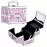 Joligrace Makeup Case for Girls Cosmetic Train Case Makeup Storage Box Jewelry Organizer Hair Accessories Lockable with Trays & Mirror Floral