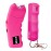 Mace Ergo Stun Gun & Mace Pepper Spray Kit - Rechargeable Stun Gun with Bright LED Light, 12 Feet Range Hard Case Model (0.42 oz) Self Defense Pepper Spray for Women & Men - Pink