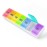 Barhon Medium Size Pill Organizer Weekly, 7 Day Medicine Pill Organizers, Daily Pills Box Case Travel for Big Vitamin Supplements Fish Oil, Multi-Colored