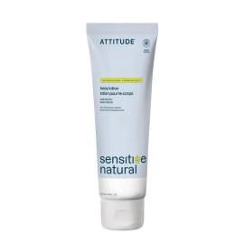 ATTITUDE Body Lotion for Sensitive Skin with Oat, EWG Verified, Dermatologically Tested, Vegan, Unscented, 8 Fl Oz