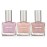Dermelect Makeover Triple Play Manicure Set - Ridge Filler & Award-Winning Nail Treatments | Strengthens, Moisturizes & Conceals Imperfections (3 pcs set)