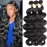 Katspon 12A Human Hair Bundles Body Wave 100% Unprocessed Brazilian Virgin Hair 3 Bundles Human Hair Extensions Quick Weave Human Hair (28 28 28 Inch)
