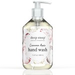 Deep Steep Liquid Hand Wash, Cinnamon Apple, 17.6 oz - Moisturizing Cleanser with Olive Oil, Aloe Vera, Glycerin & Hyaluronic Acid - Vegan, Clean Beauty, Soft & Nourished Hands