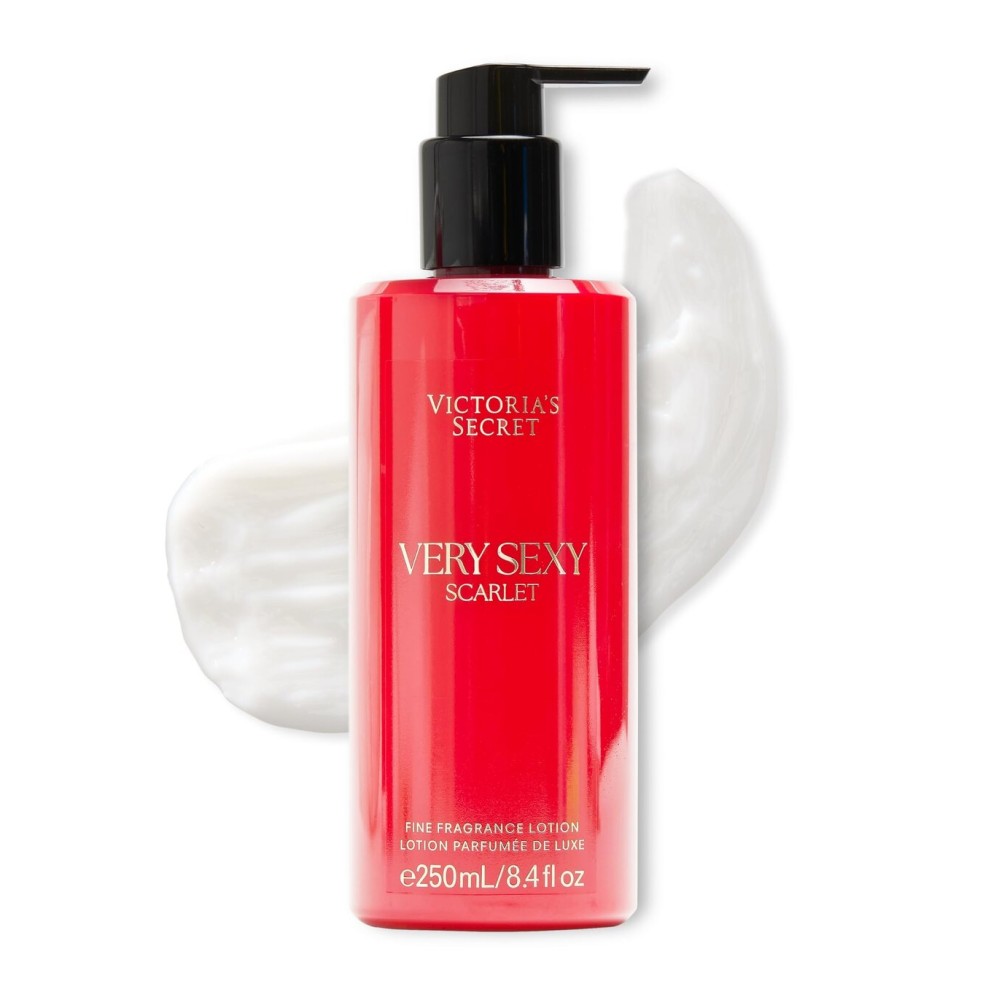 Victoria\'s Secret Very Sexy Scarlet Fragrance Lotion, Body Lotion for Women (8.4 oz)