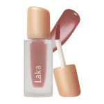 Laka Fruity Glam Tint, 4.5g/0.15oz, Glowing Lip Stain with Wide Color Spectrum, Hydrating & Lightweight Texture, Long-Lasting Bold Stain, Non-Sticky, Vegan, K-Beauty (143 Brulee)