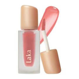 Laka Fruity Glam Tint, 4.5g/0.15oz, Glowing Lip Stain with Wide Color Spectrum, Hydrating & Lightweight Texture, Long-Lasting Bold Stain, Non-Sticky, Vegan, K-Beauty (126 Lucy)