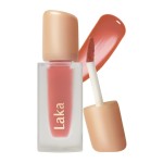Laka Fruity Glam Tint, 4.5g/0.15oz, Glowing Lip Stain with Wide Color Spectrum, Hydrating & Lightweight Texture, Long-Lasting Bold Stain, Non-Sticky, Vegan, K-Beauty (138 Parfait)