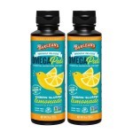 Barlean\'s Omega 3 Fish Oil Liquid Supplement for Kids, 540 mg of EPA and DHA Fatty Acid for Brain & Eye Health, Chirpin\' Slurpin\' Lemonade, 8 oz, 2 Pack
