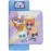 Jay Franco Kids Nap Mat Cartoon Embedded Pillow & Blanket - Soft 46x20Microfiber Sleeping Bag with Name Tag & Handle for School, Travel, Sleepover, Purple - Super Kitties