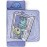 Jay Franco Kids Nap Mat Cartoon Embedded Pillow & Blanket - Soft 46x20Microfiber Sleeping Bag with Name Tag & Handle for School, Travel, Sleepover, Purple - Monsters Inc