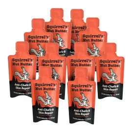 Squirrel\'s Nut Butter Anti Chafe Adventure Packet | Compact and All Natural Chafing & Skin Care for Athletes, Runners & Adventurers | Thighs, Arms, Pack Straps & More, Frankincese & Lavender, 9ml