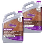Rejuvenate Professional Wood Floor Restorer Fills Scratches, Shines And Protects Wood Flooring For A High Gloss Shine, 1 Gallon, 2 Pack