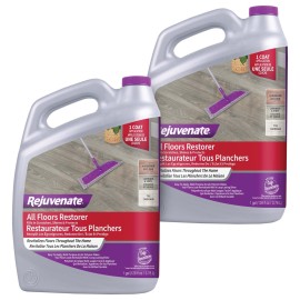 Rejuvenate All Floors Restorer Fills Scratches, Shines And Protects All Floor Types, Including Hardwood, Laminate, Vinyl And Tile, 1 Gallon, 2 Pack