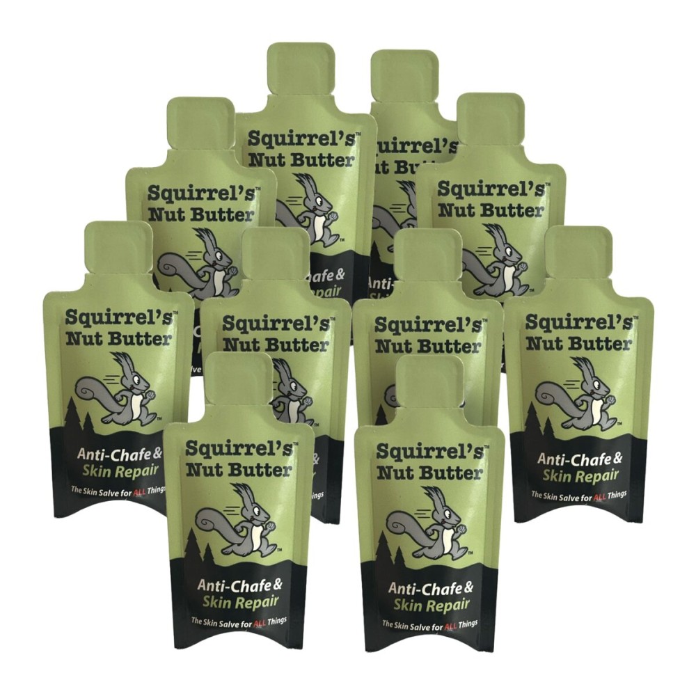 Squirrel\'s Nut Butter Anti Chafe Adventure Packet | Compact and All Natural Chafing & Skin Care for Athletes, Runners & Adventurers | Thighs, Arms, Pack Straps & More, Original, 9ml