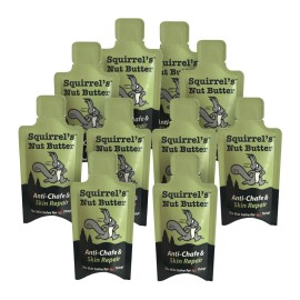 Squirrel\'s Nut Butter Anti Chafe Adventure Packet | Compact and All Natural Chafing & Skin Care for Athletes, Runners & Adventurers | Thighs, Arms, Pack Straps & More, Original, 9ml
