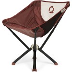 CLIQ ClassiQ 2.0 Camping Chair - Compact & Portable Folding Chair for Outdoors - Reinforced 400 lb Capacity - Quick-Setup Travel Chair for Camping, Beach, Tailgating & Hiking - Brick