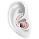 Ear Plugs for Sleeping - Noise Reduction Soft Silicone Earplugs, 2 Pairs Reusable Hearing Protection Earplugs for Noise Sensitivity, Sleep,Snore,Travel,Sound Reduction Noise Cancelling - (Light Pink)