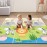UANLAUO Baby Play Mat 59 x 59 Playmat for Infants - XPE Foam Floor Mats Foldable Design for Toddlers, Waterproof Infant Crawling Mats for Indoor/Outdoor, Thick Kids Mat for Babies 6-12 Months