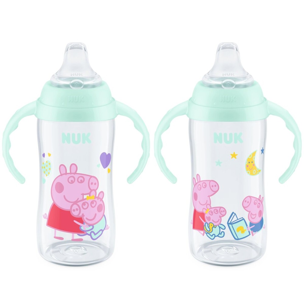 NUK Peppa Pig Learner Cup, 10 oz, 2 Pack