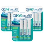 CloSYS Oral Breath Spray, Sugar Free Mouth Spray for Bad Breath, pH Balanced Mint Flavored 0.31oz (9 Count)