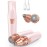 IFANZETECH Eyebrow Trimmer Facial Hair Removal for Women: 2 in 1 Rechargeable Facial Hair Remover & Eyebrow Razor, Electric Painless Face Shaver for Women with LED Light for Eye brow, Lips & Face