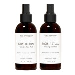Muse Apothecary Room Ritual - Aromatic and Relaxing Room Mist, Infused with Natural Essential Oils - 4oz, Bergamot + French Lavender + Sandalwood - 2 Pack