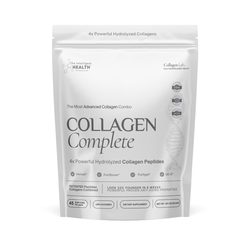 Hydrolysed Collagen Powder (Bovine) - High Protein Grass Fed Unflavoured Peptides - Collagen Supplements for Women | Gluten Free, Paleo & Keto Friendly (Complete Collagen 45 Servings)